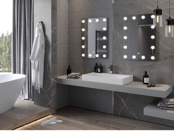 Mexen Dona koupelnové zrcadlo s podsvícením 60 x 80 cm, LED 6000K, antivápara - 9818-060-080-611-00