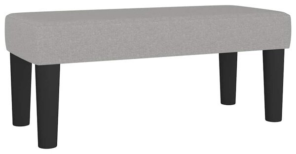 Box spring postel s matrací světle šedá 120x190 cm textil 3270348