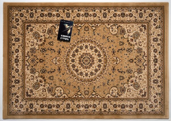 Spoltex, Kusový koberec Salyut beige 1566 A, 120x170, béžová, kancelář