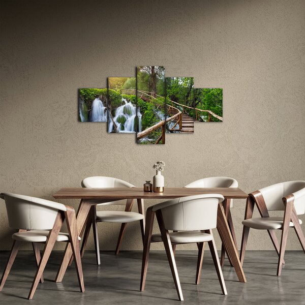 Obraz - Plitvická jezera (125x70 cm)