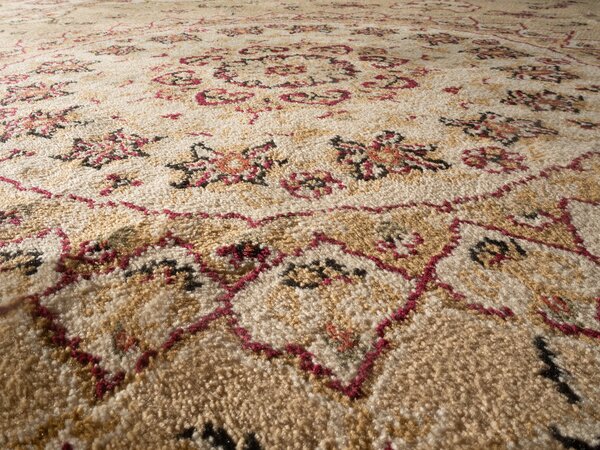 Spoltex, Kusový koberec Salyut beige 1566 A, 120x170, béžová, kancelář