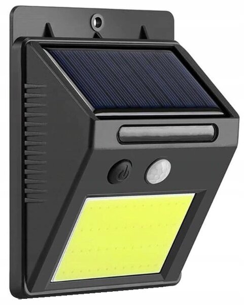 Verk 01391 Nástěnné solární svítidlo s pohybovým senzorem - 48 LED COB