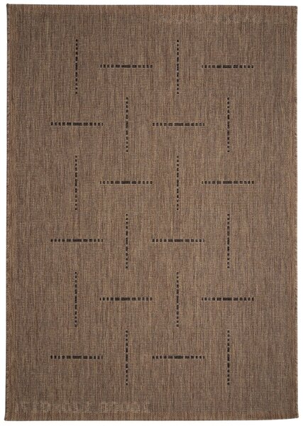 Devos koberce Kusový koberec FLOORLUX Coffee/Black 20008 - 200x290 cm