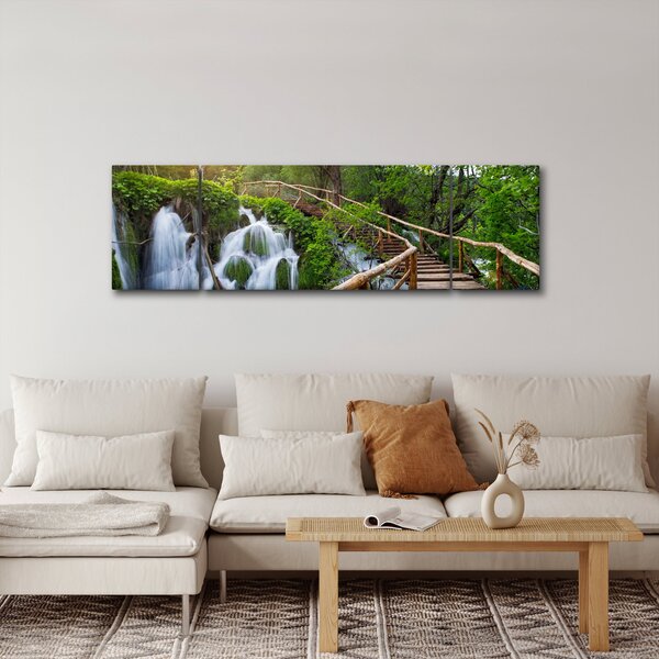 Obraz - Plitvická jezera (170x50 cm)