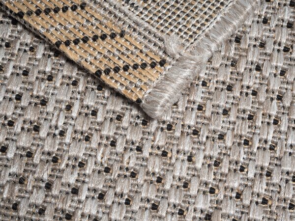 Devos Caby (DC Carpets), AKCE: Kusový koberec Floorlux 20329 Silver/Black – na ven i na doma, šedá, chodba / předsíň