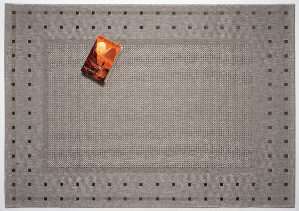 Devos Caby (DC Carpets), AKCE: Kusový koberec Floorlux 20329 Silver/Black – na ven i na doma, šedá, chodba / předsíň