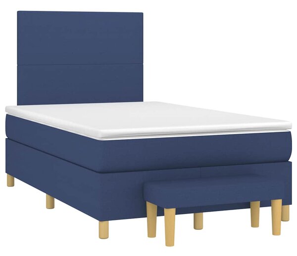 Box spring postel s matrací černá 120x190 cm textil 3270396