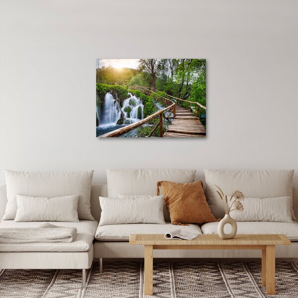 Obraz - Plitvická jezera (70x50 cm)
