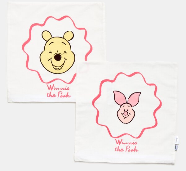 Sinsay - Sada povlaků na polštář Winnie the Pooh 2 pack - krémová