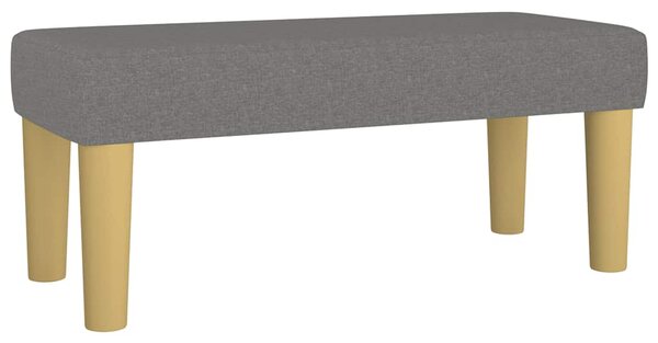 Box spring postel s matrací tmavě šedá 120x190 cm textil 3270391