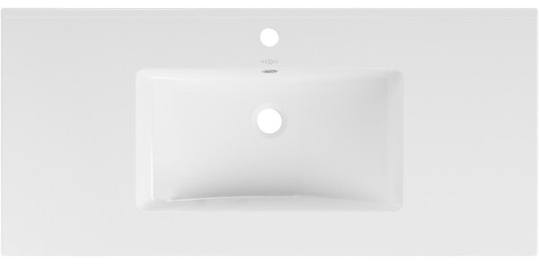 Mexen Atena umyvadlo zapuštěné do desky 101 x 46 cm, bílá - 25011000