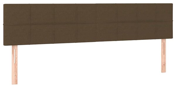 Box spring postel s matrací tmavě hnědá 120x190 cm textil 3270407