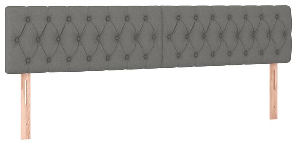 Box spring postel s matrací tmavě šedá 120x190 cm textil 3270426