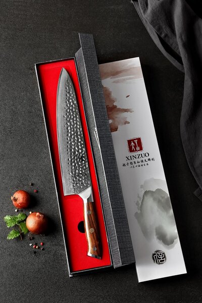 Šéfkuchařský nůž XinZuo Yu B13D 10"