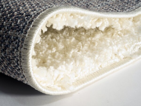 Mono Carpet, Kusový koberec Efor Shaggy 2137 Cream, 80x150, bílá, ložnice