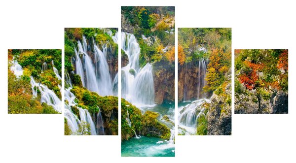 Obraz - Národní park Plitvická jezera (125x70 cm)
