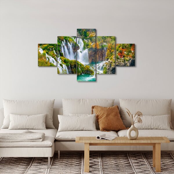 Obraz - Národní park Plitvická jezera (125x70 cm)