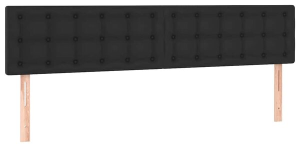 Box spring postel s matrací černá 120x190 cm umělá kůže 3270451