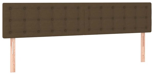 Box spring postel s matrací tmavě hnědá 120x190 cm textil 3270435