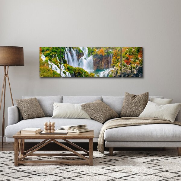 Obraz - Národní park Plitvická jezera (170x50 cm)