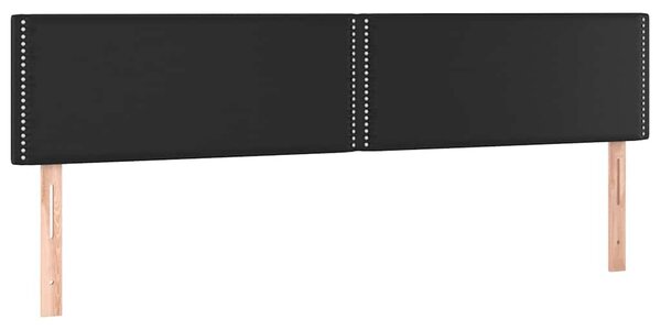 Box spring postel s matrací černá 120x190 cm umělá kůže 3270445
