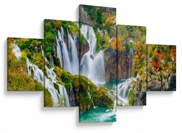 Obraz - Národní park Plitvická jezera (125x70 cm)