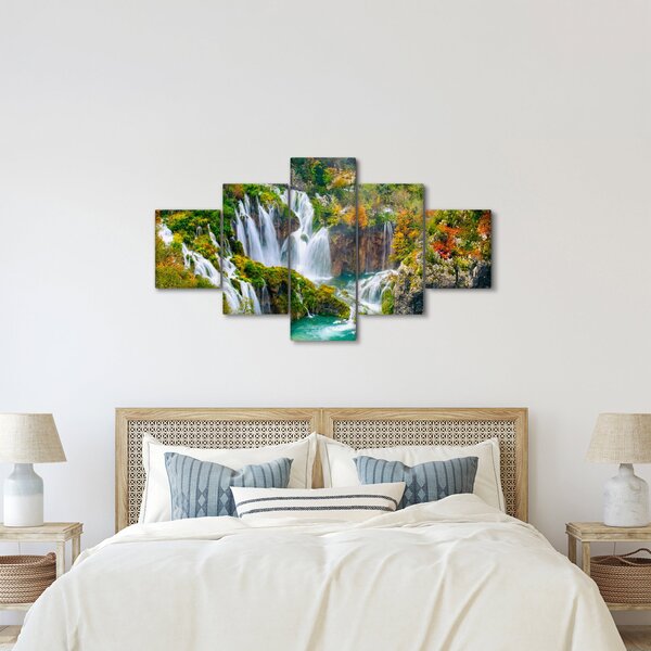 Obraz - Národní park Plitvická jezera (125x70 cm)