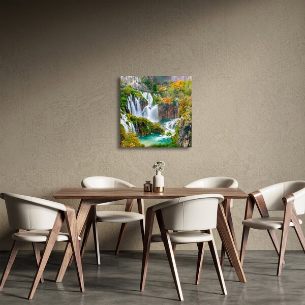 Obraz - Národní park Plitvická jezera (30x30 cm)