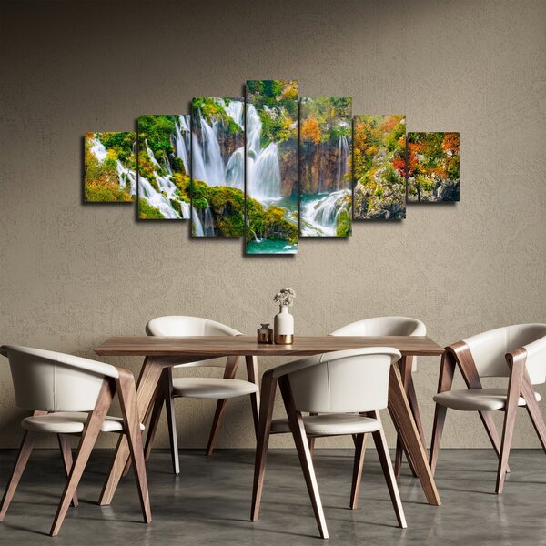 Obraz - Národní park Plitvická jezera (210x100 cm)