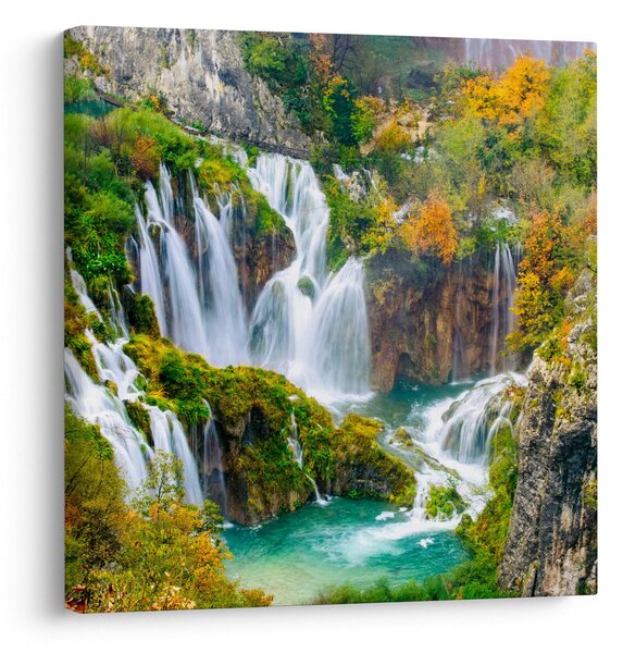 Obraz - Národní park Plitvická jezera (30x30 cm)