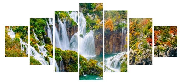 Obraz - Národní park Plitvická jezera (210x100 cm)
