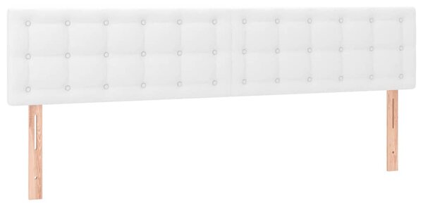 Box spring postel s matrací bílá 120x190 cm umělá kůže 3270452