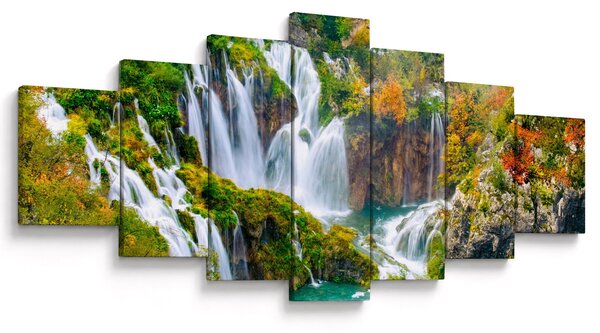 Obraz - Národní park Plitvická jezera (210x100 cm)