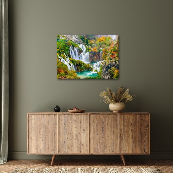 Obraz - Národní park Plitvická jezera (70x50 cm)