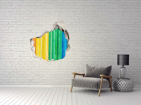 Díra 3D fototapeta na stěnu Barevné pásky nd-p-65557438