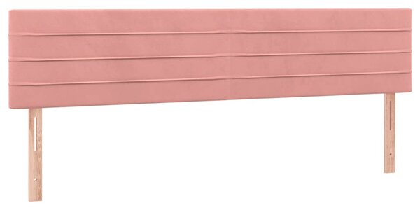 Box spring postel s matrací růžová 120x190 cm samet 3270480
