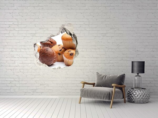 Nálepka díra na zeď beton Zákusek nd-p-65890240