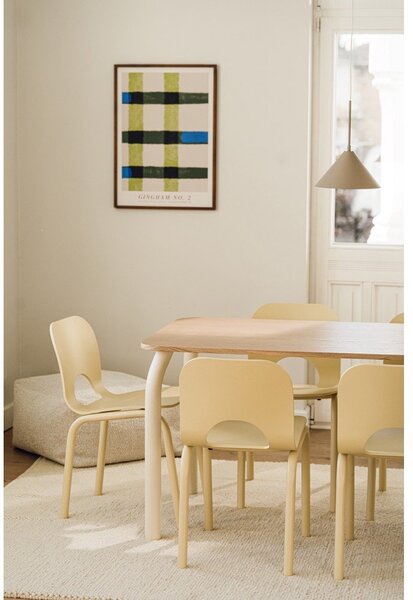 Jídelní stůl s deskou v dubovém dekoru 80x140 cm Meko – noo.ma