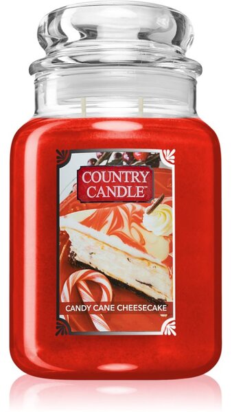 Country Candle Candy Cane Cheescake vonná svíčka 680 g
