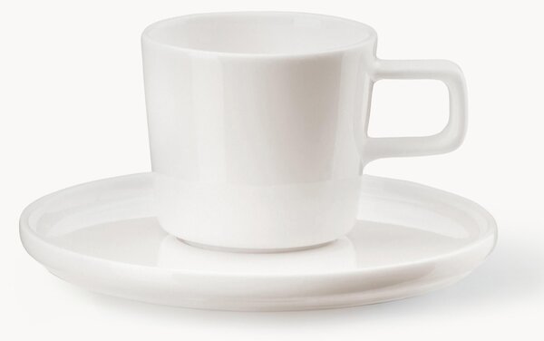 Šálek na espresso's podšálkem z kostního porcelánu Fine Bone China Oco, 6 ks