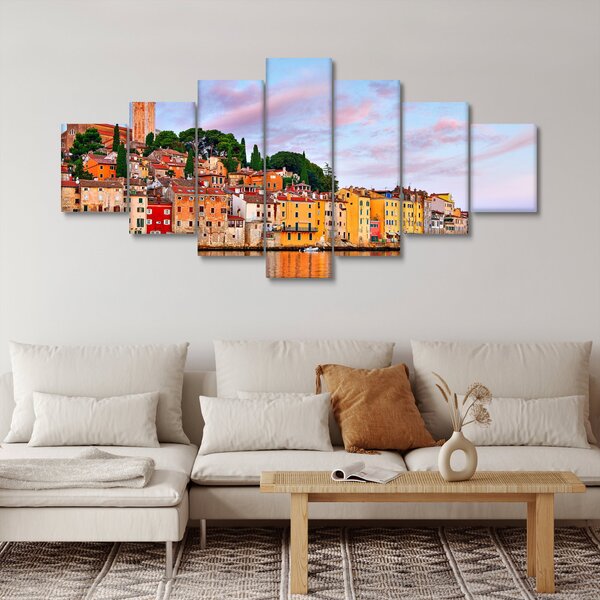 Obraz - Rovinj, Chorvatsko (210x100 cm)