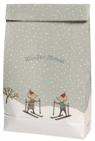 Maileg Papírový sáček Winter Mouse MIL333