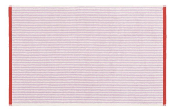 Froté bavlněný ručník v levandulové barvě/krémový 50x80 cm Gobo – noo.ma