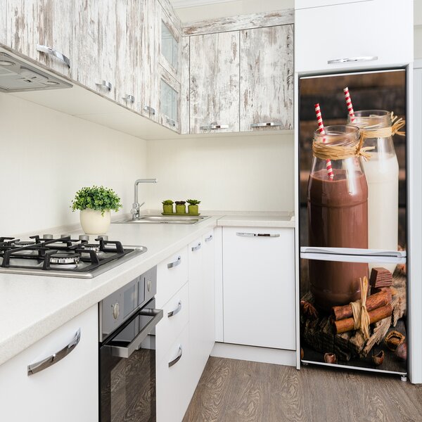 Nálepka na ledničku fototapeta Mléčný koktejl FridgeStick-70x190-f-122168702