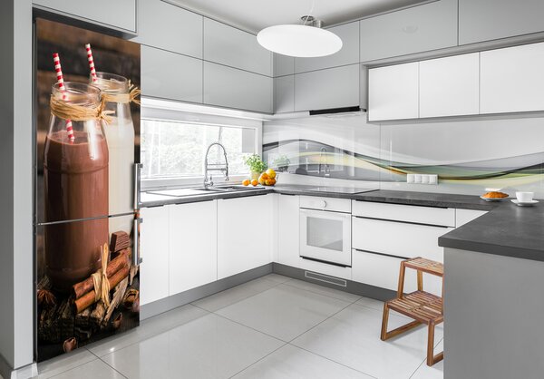 Nálepka na ledničku fototapeta Mléčný koktejl FridgeStick-70x190-f-122168702
