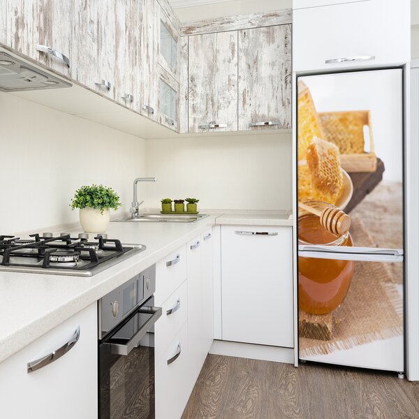 Nálepka na ledničku fototapeta Plátky medu FridgeStick-70x190-f-122209198