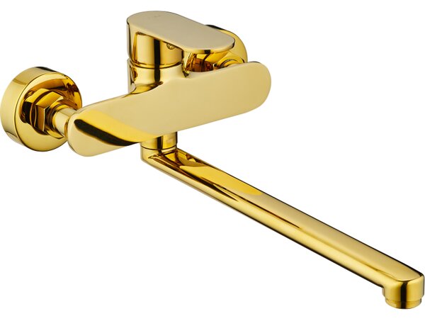 Mexen Milo vana baterie, dlouhá hubice, zlatá - 71335-50