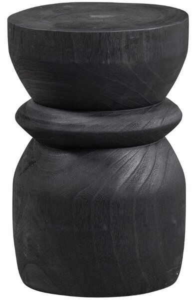WOOOD Černá dřevěná stolička Brandan 40 cm