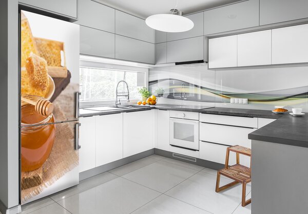 Nálepka na ledničku fototapeta Plátky medu FridgeStick-70x190-f-122209198