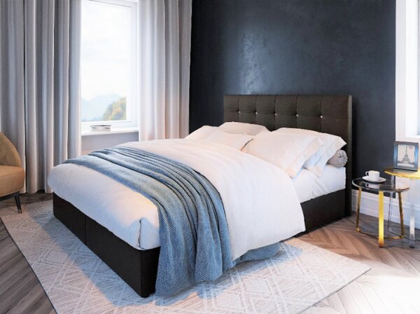 Elegantní postel KALINA 160x200, hnědá
